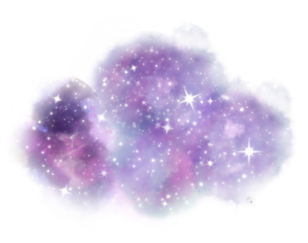 Purple Galaxy Illustration