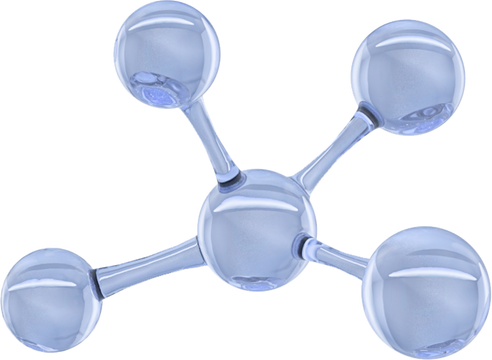 化学因子气泡素材-分子模型 (1)