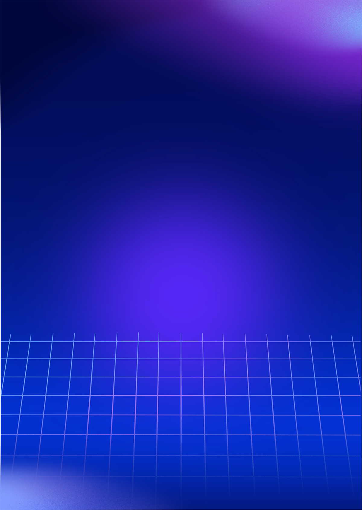 机器人编程完整插画-蓝紫色背景